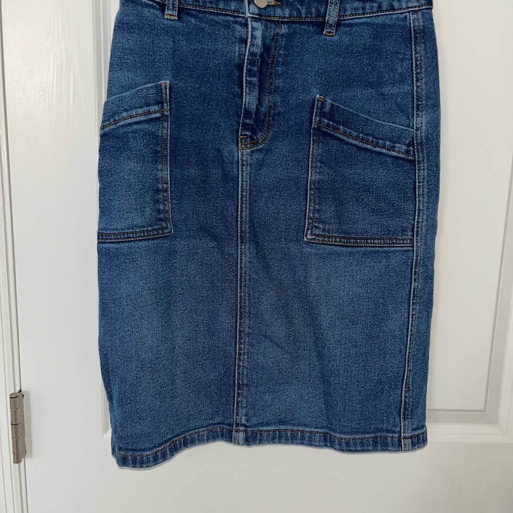 Denim Blue Women's Skirt